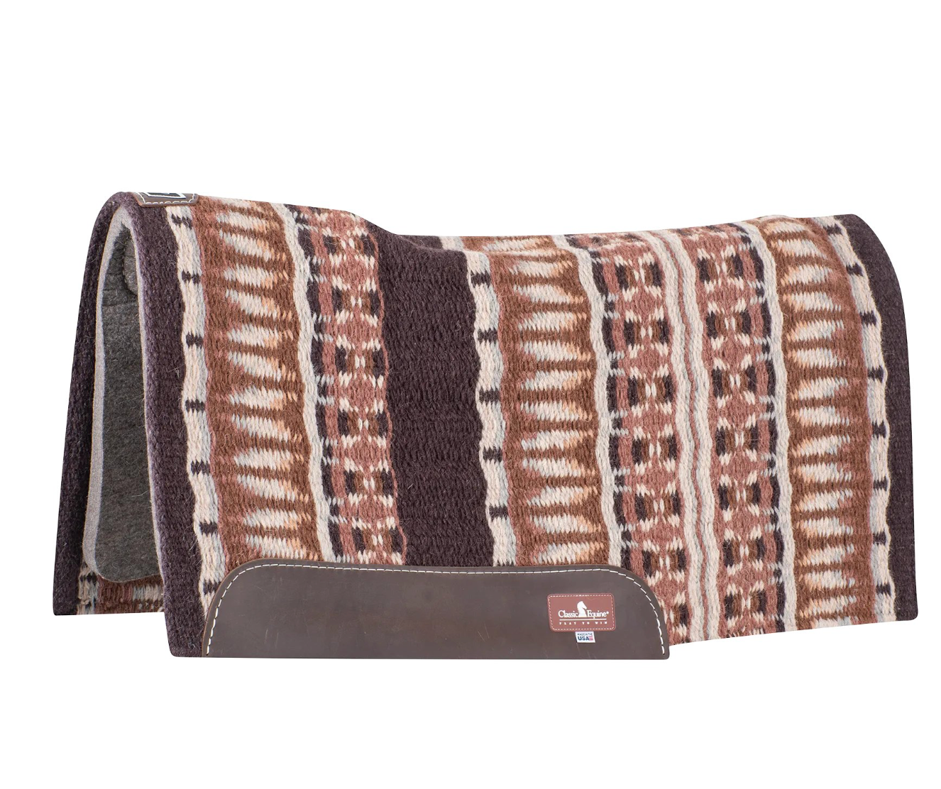 Classic Equine Contour Wool Top Felt 3/4'' 34X38 Pad