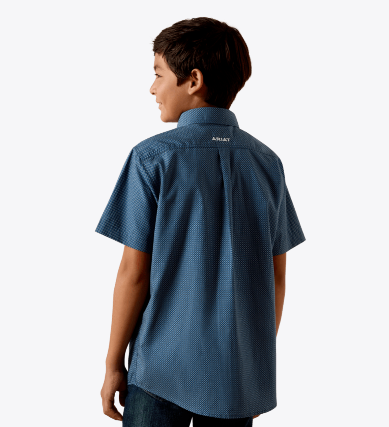 Ariat Boy's Storm Largo Printed Short Sleeve Shirt 10073670