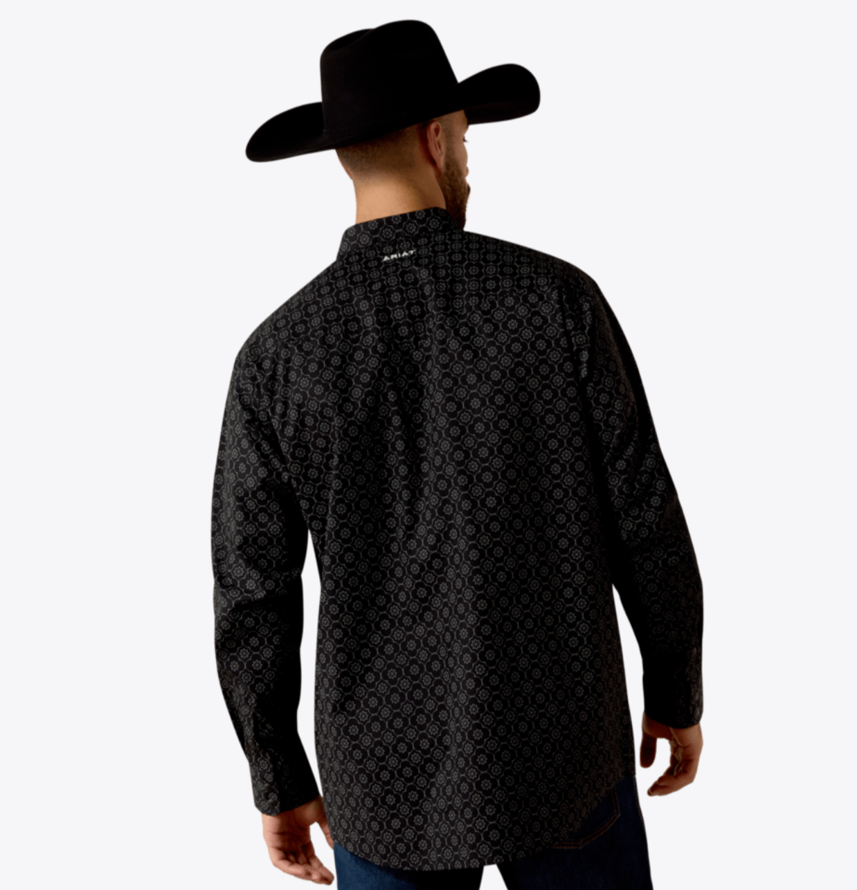 Ariat Men's Black Fritz Long Sleeve Shirt 10073621