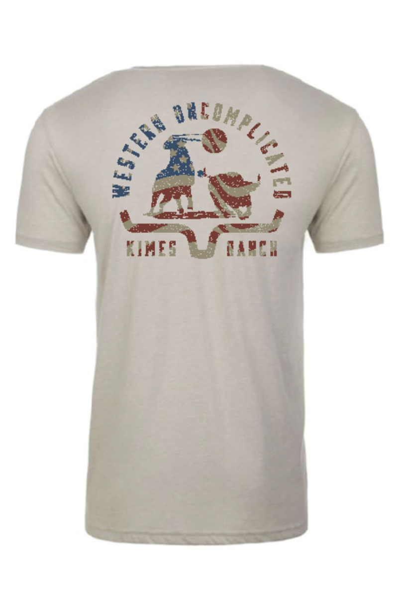 Kimes Ranch Men's American Cowboy Tee