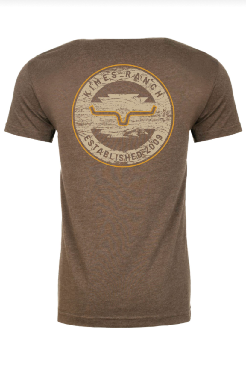 Kimes Ranch Men's Wood Stamp Graphic Tee