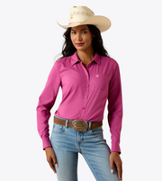 Ariat Women's Kirby Pro Rose Sorbet Long Sleeve Shirt 10073654