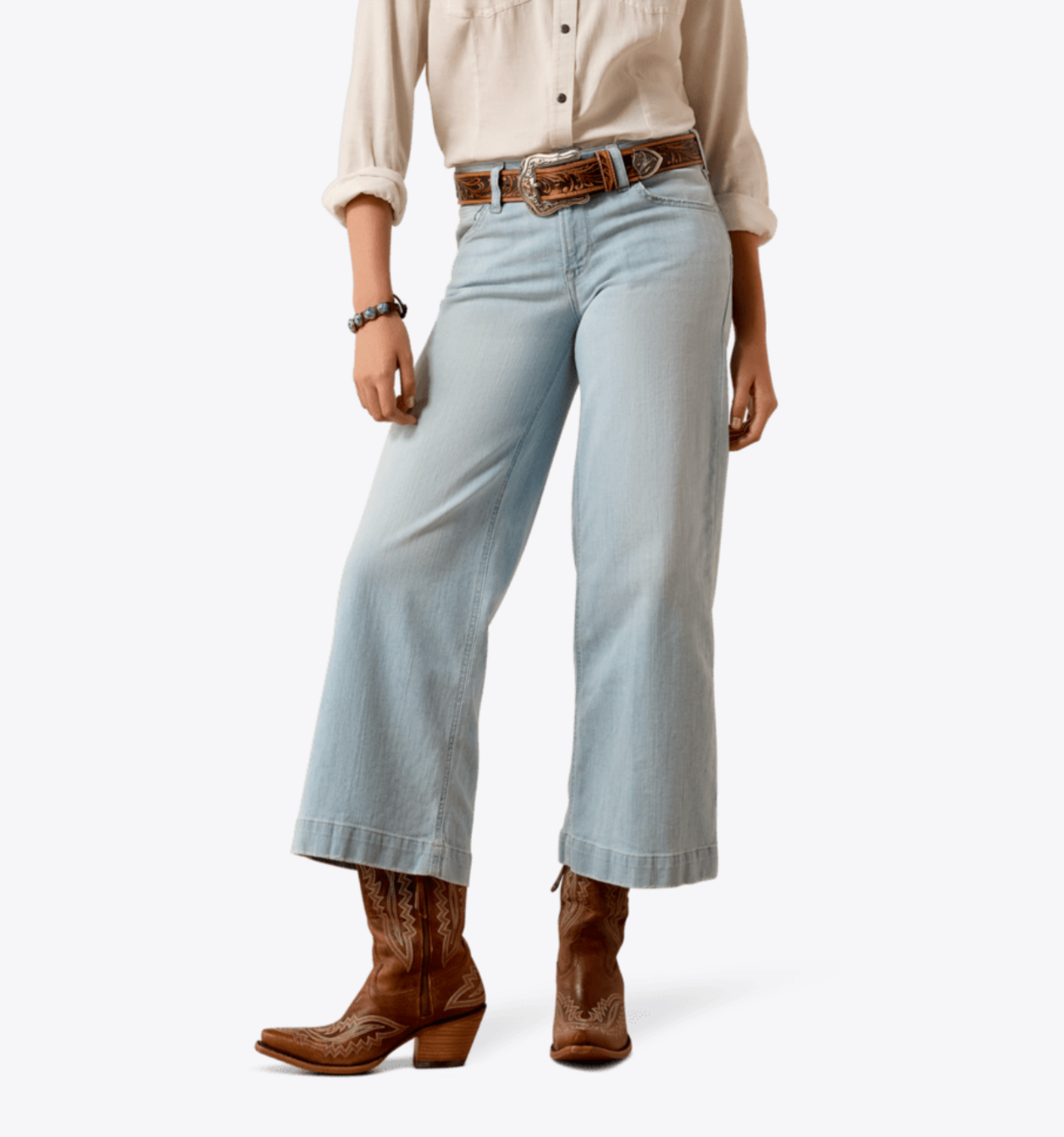 Ariat Women's Clare Cropped Wide Leg Jean 10074787