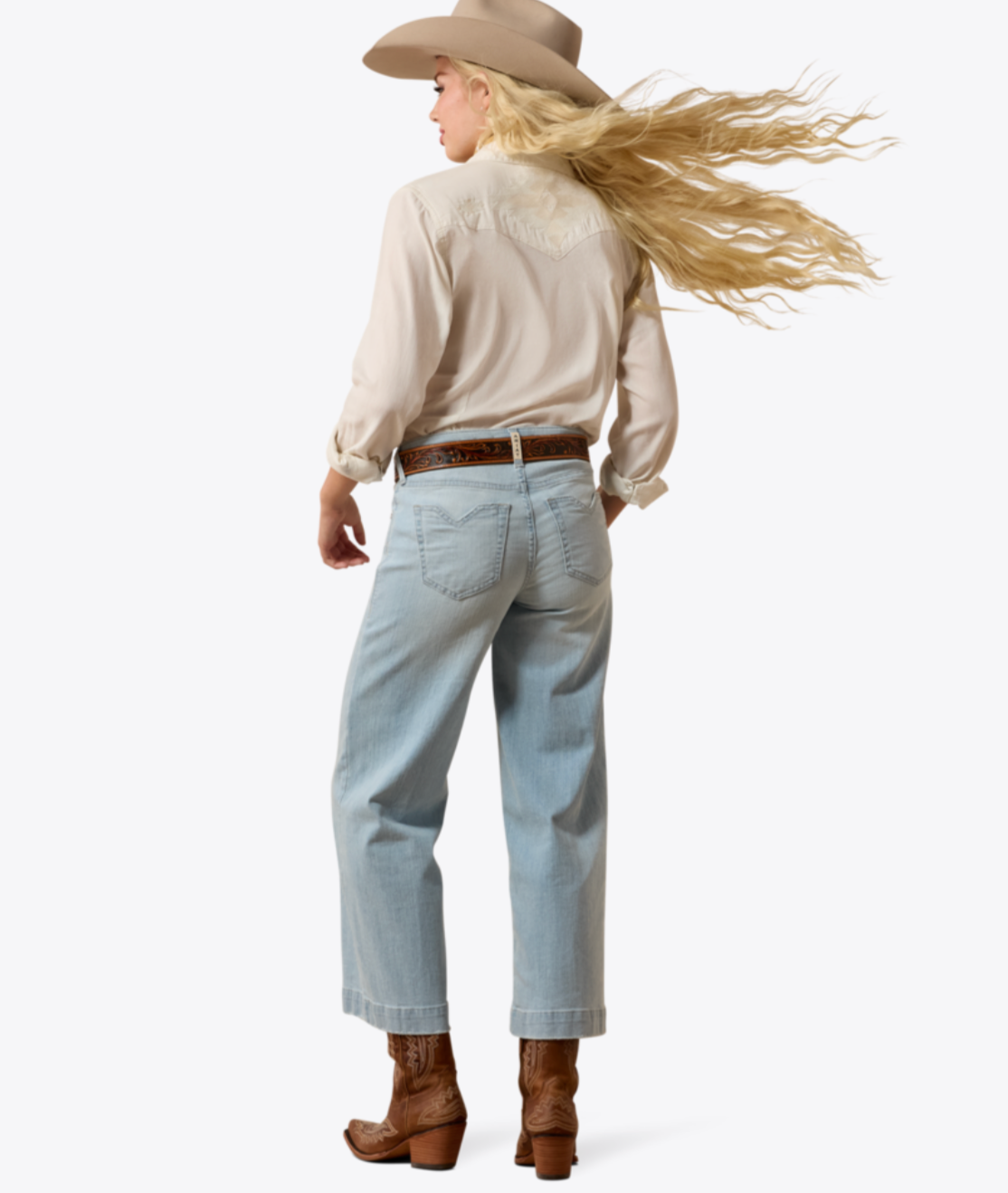 Ariat Women's Clare Cropped Wide Leg Jean 10074787