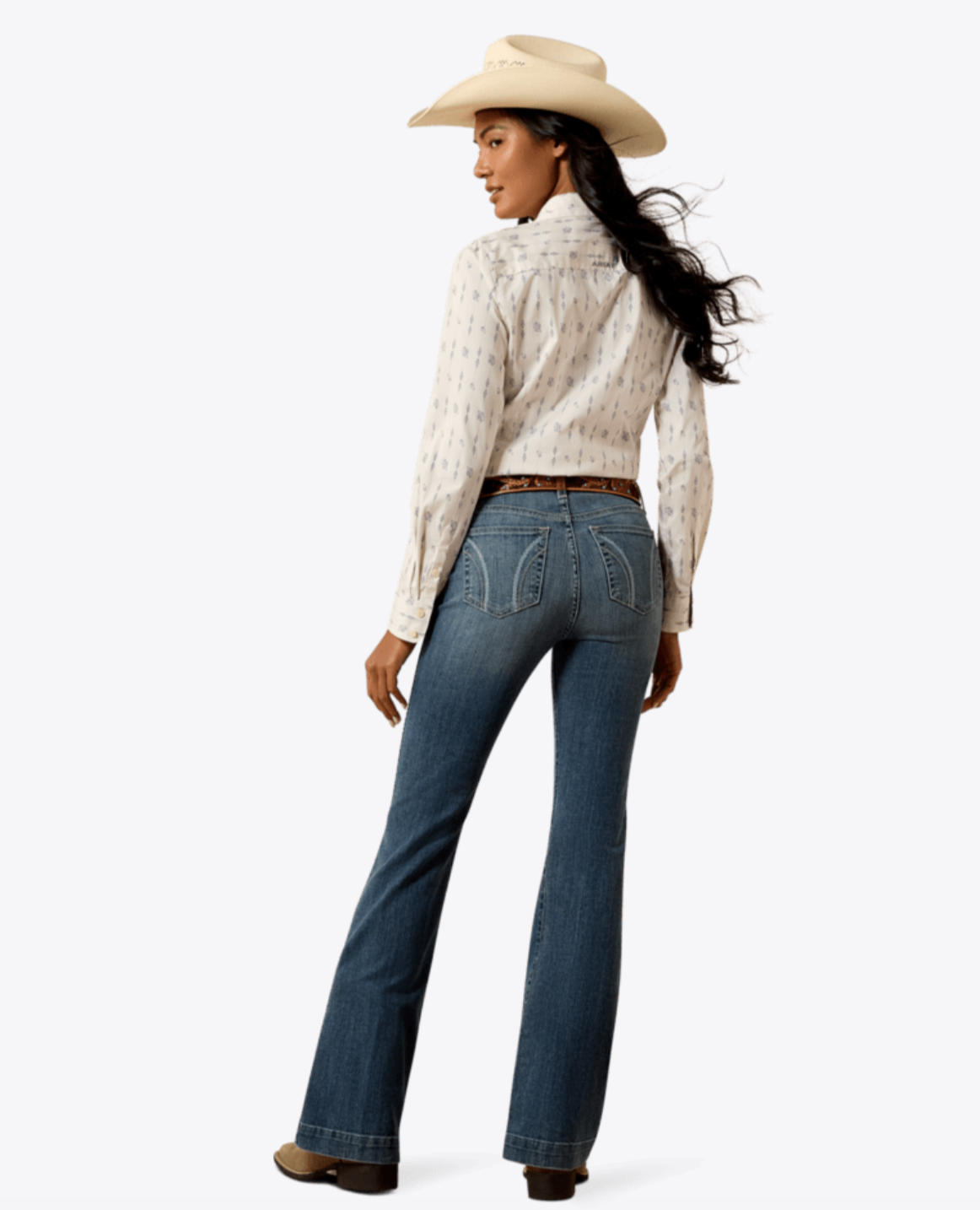 Ariat Women's High Rise Vera Greyson Slim Trouser Jean 10074827
