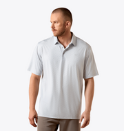 Ariat Men's 360 Airflow Short Sleeve Grey Polo 10073508