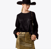 Ariat Women's Black Steer Statement Sweatshirt 10080672