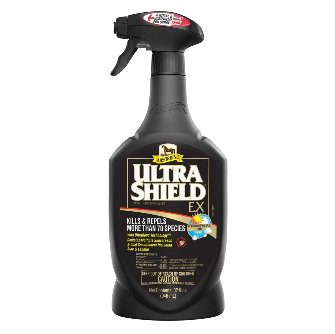 Absorbine Ultra Shield EX Fly Spray 32oz 13874-2