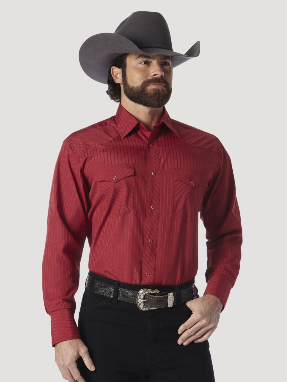 Wrangler Men's Sport Western Snap Front Shirt 75740WN
