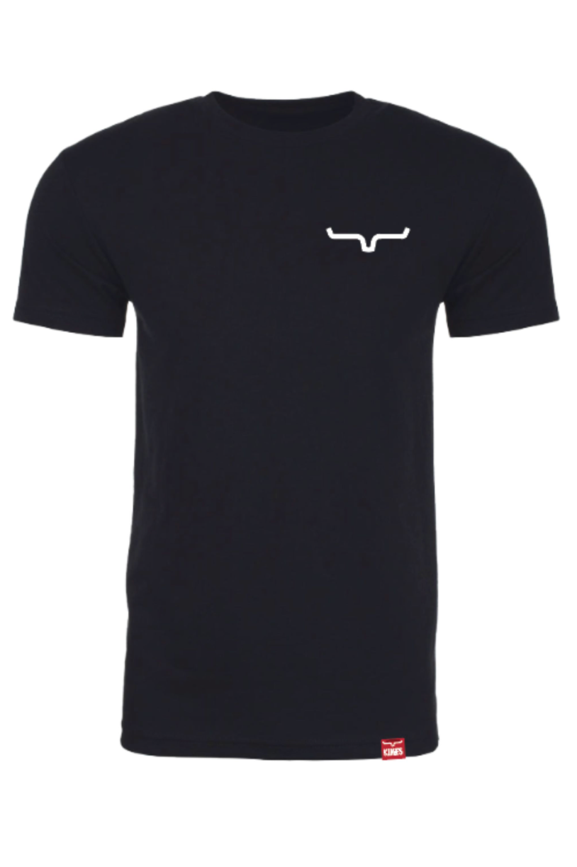 Kimes Men's Dillard Floral Black Graphic Tee