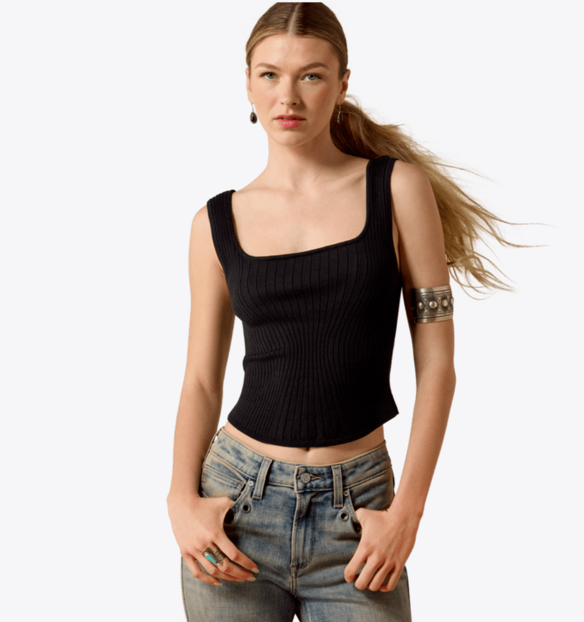 Ariat Women's Black Dita Tank Top 10080674
