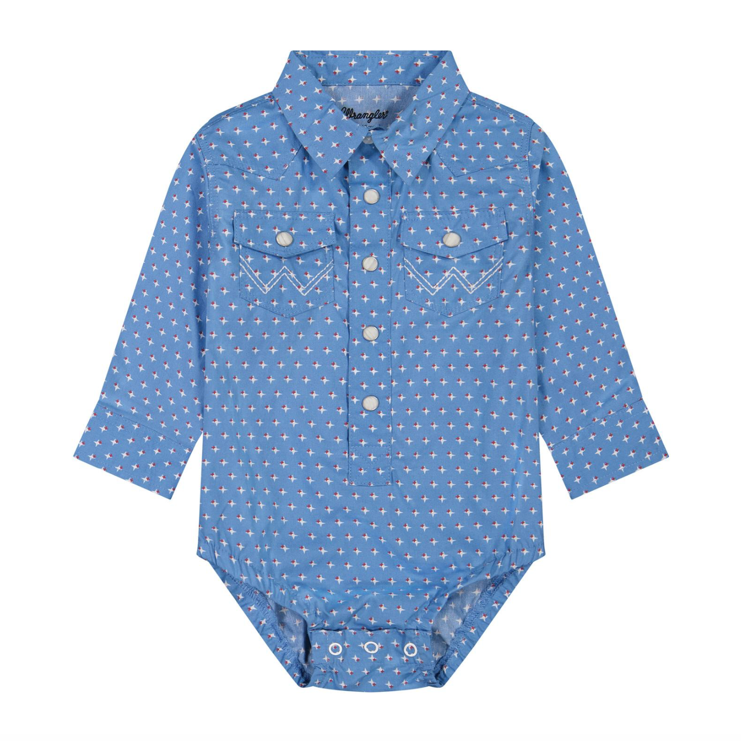 Wrangler Baby Boy's Blue Western Bodysuit 2381490