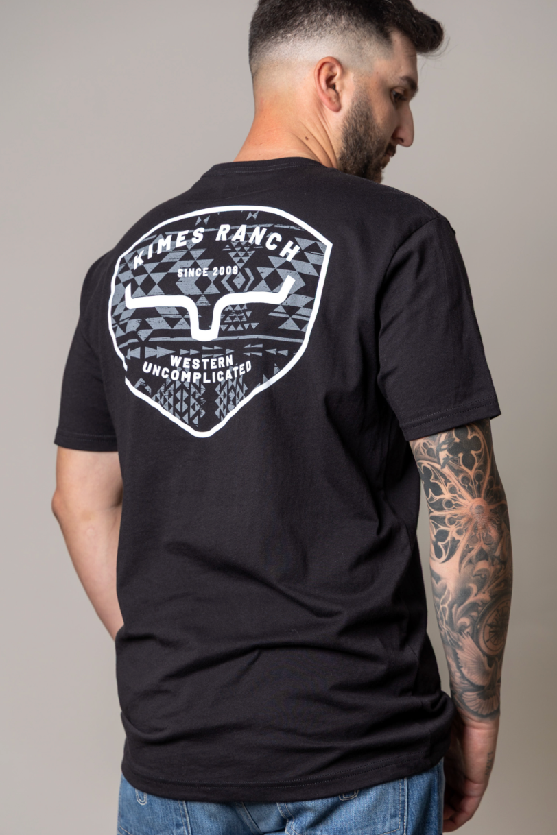 Kimes Ranch Men's Honor Tee Denim