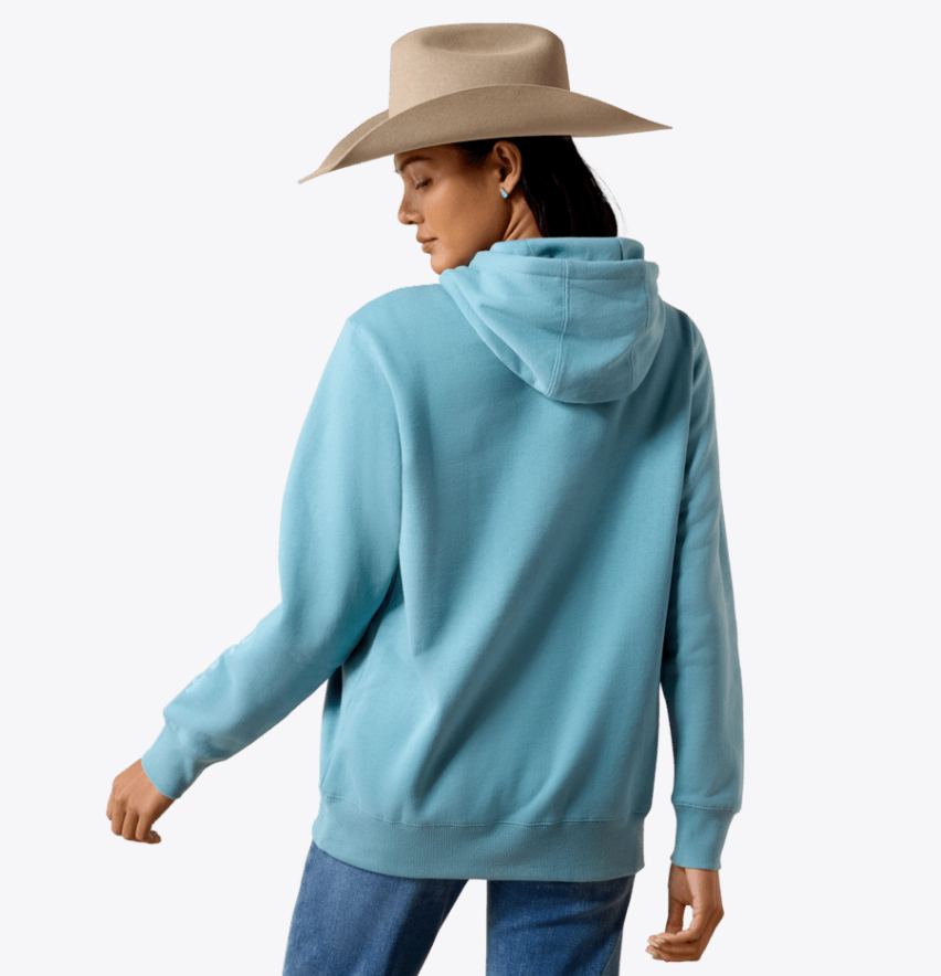 Ariat Women's Blue Logo Hoodie 10079565