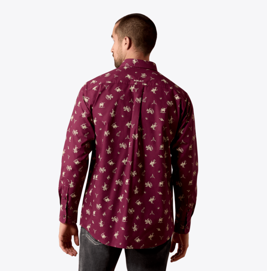 Ariat Men's Canaan Classic Fit Grapevine Cowboy Shirt 10079610
