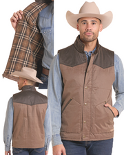 Panhandle Slim Men's Oil Skin Vest DM98C09235
