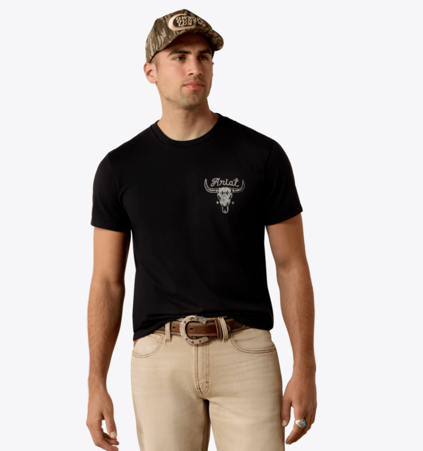 Ariat Men's Black Roughstock Cattle Tee 10080688