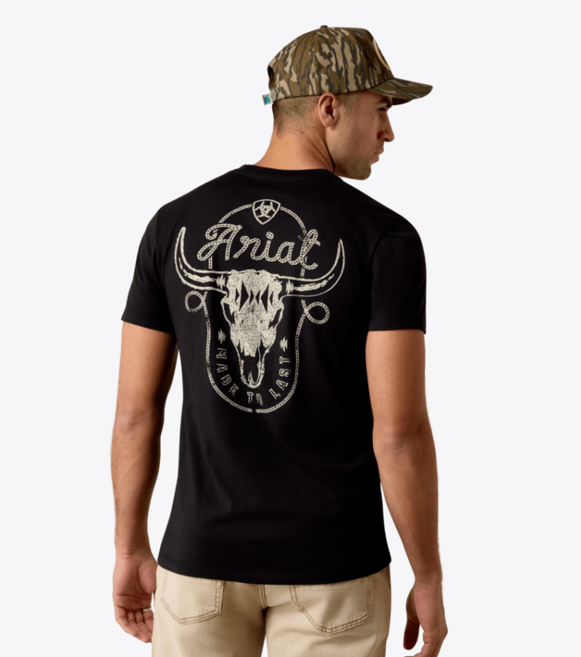 Ariat Men's Black Roughstock Cattle Tee 10080688