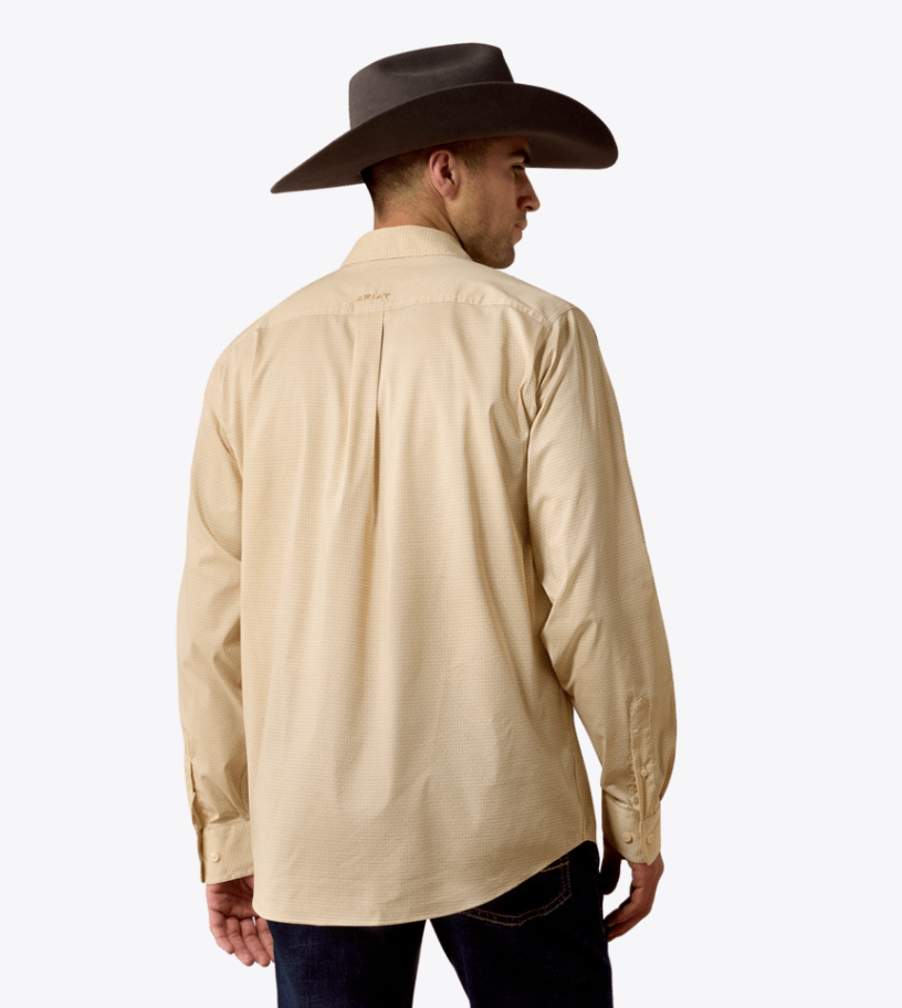 Ariat Men's Everything Vanilla Geometric Print Shirt 10079772