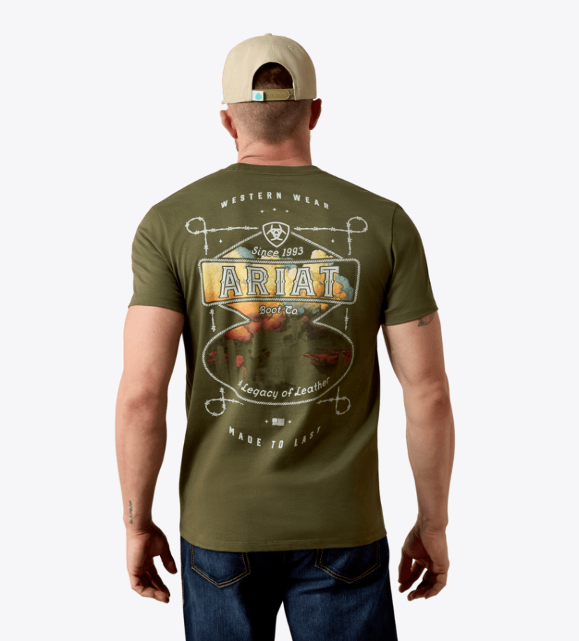 Ariat Men's Green Outlaw Heritage Tee 10080703