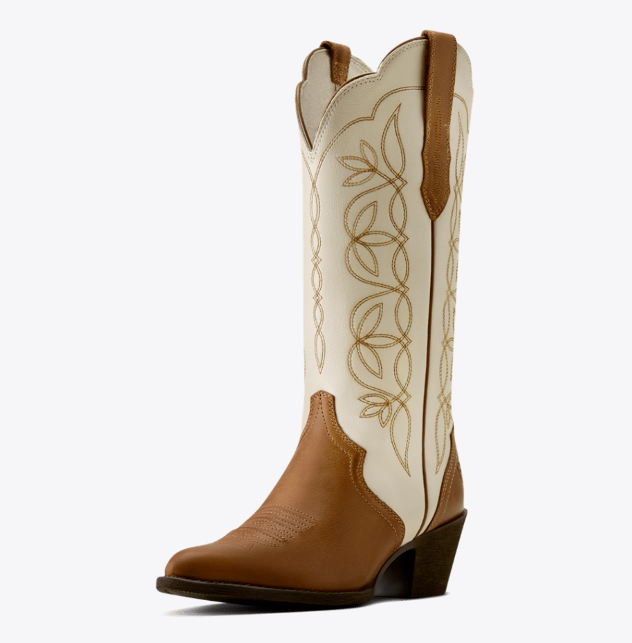 Ariat Women's Heritage Blossom Wheat Brown Boot 10080319