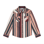 Wrangler Girl's Multicolor Retro Striped Shirt 2385517