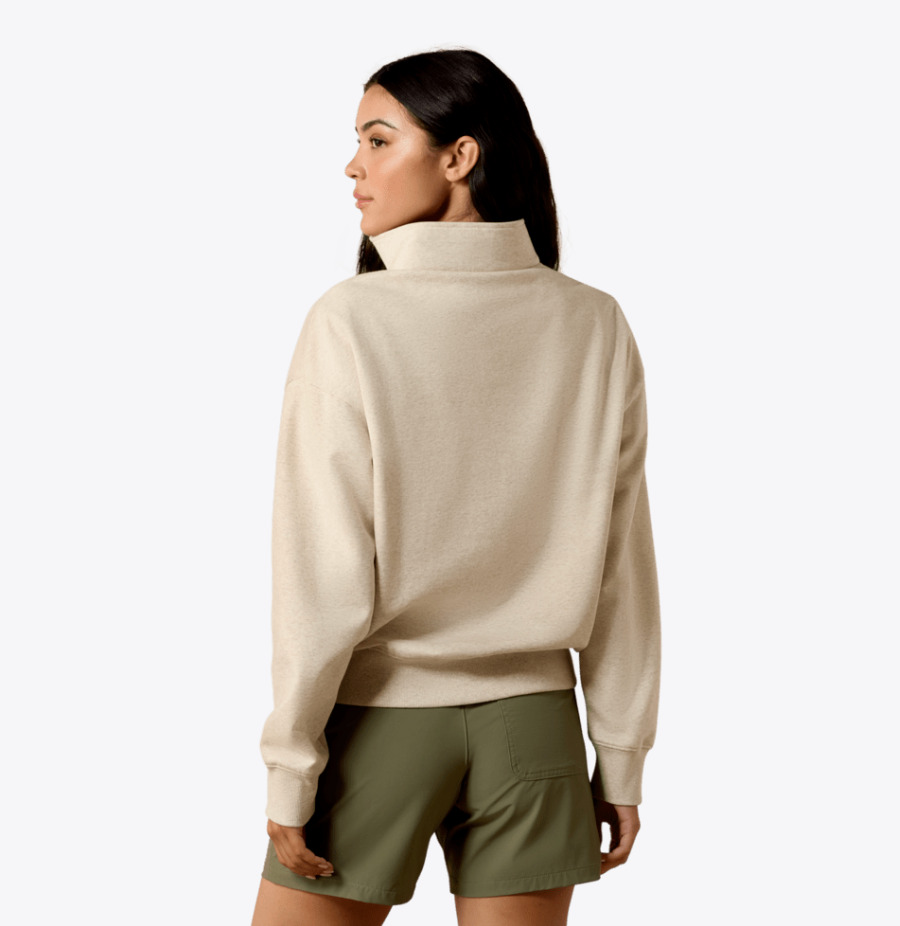 Ariat Women's Holiday Oatmeal 1/2 Zip Sweater 10085379