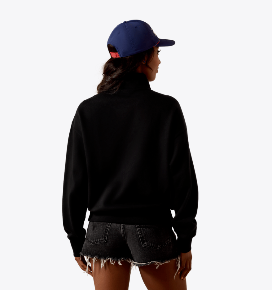 Ariat Women's Black Holiday 1/2 Zip Sweatshirt 10085378