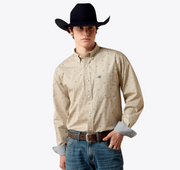 Ariat Men's Wrinkle Free Western Print Long Sleeve Shirt 10080581