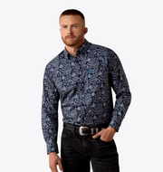 Ariat Men's Nicholson Paisley Print Long Sleeve Shirt 10080664