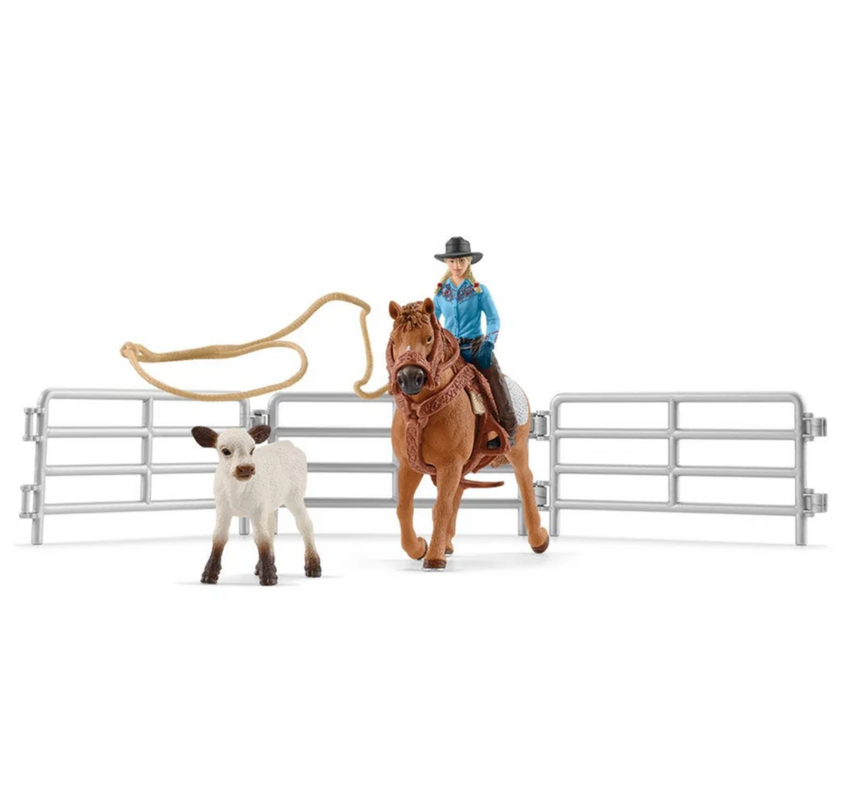 Schleich Team Roping Cowgirl Play Set 42577