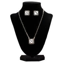 Silver Strike Dice Jewelry Set D450025862