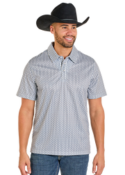 Panhandle Men's Patterned Polo Shirt TM51T07542