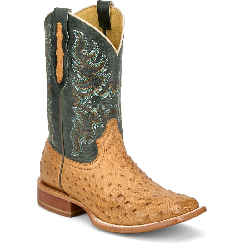 Tony Lama Men's Blaine Ostrich Western Boot RN3571