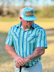 Red Dirt Hat Co. Men's Striped Polo