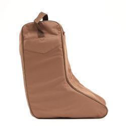 M&F Brown Twin Zipper Travel Boot Bag 0411402