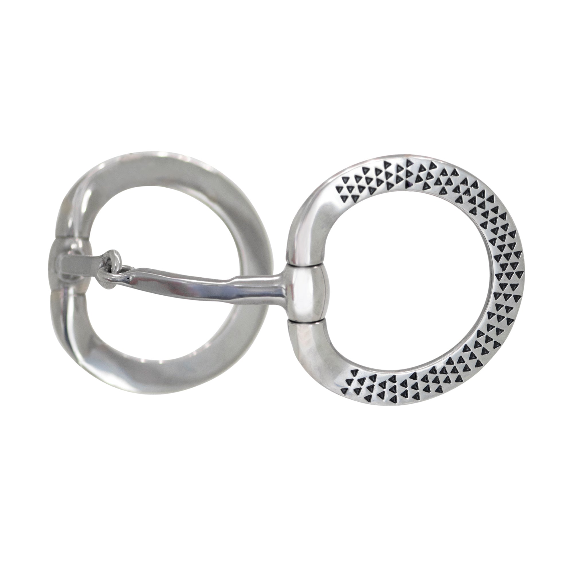 Cowboy Tack Black Rasp Eggbutt Snaffle Bit UW60200200SS518