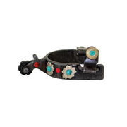 Cowboy Tack Youth Southwest Floral Spurs UW630026DGSL034