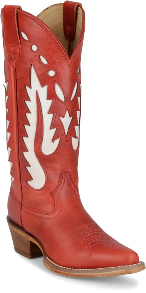Justin Women's Red Evelyn Western Boot VN4443