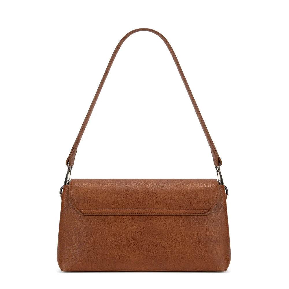 Wrangler Brown Flap Shoulder Crossbody Bag WG-HB-573-2003-BR