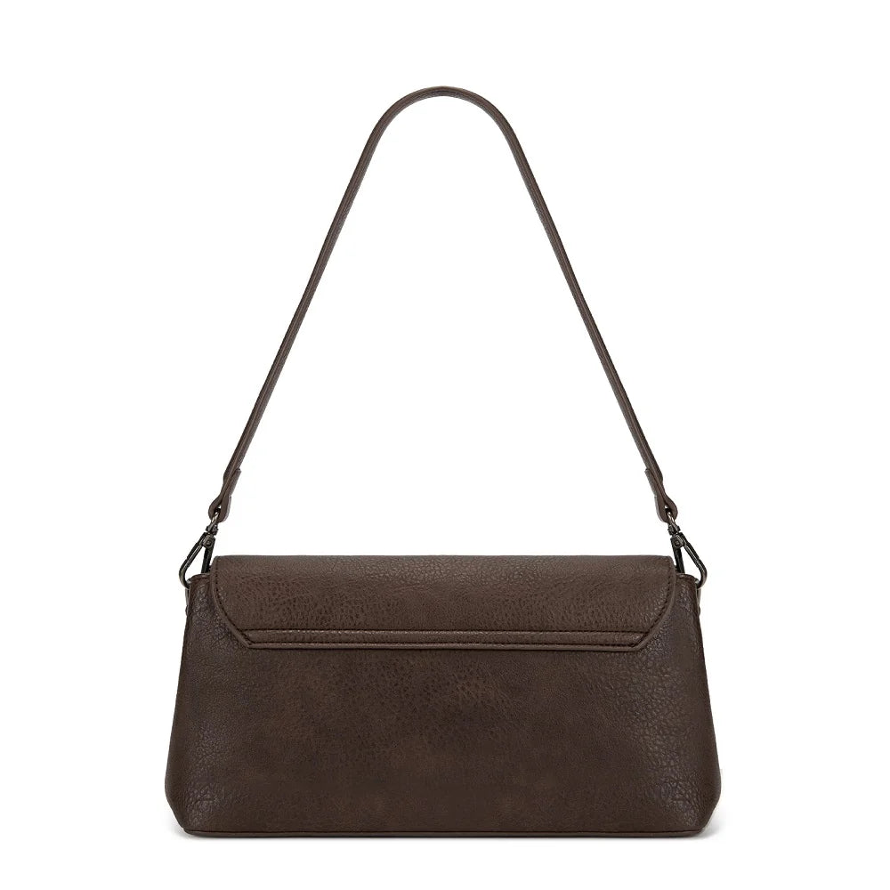 Wrangler Coffee Flap Shoulder Crossbody Bag WG-HB-573-2003-CF