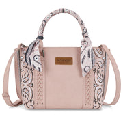 Wrangler Bandana Paisley Pink Tote/Crossbody Purse WG331-2005PK