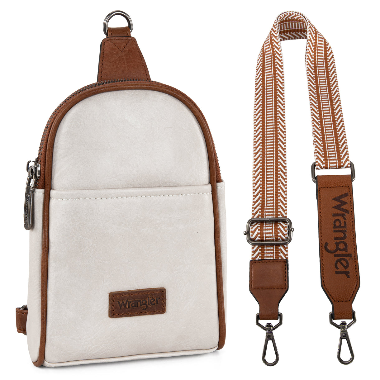 Wrangler Beige/Brown Sling Bag/Crossbody WG87-324