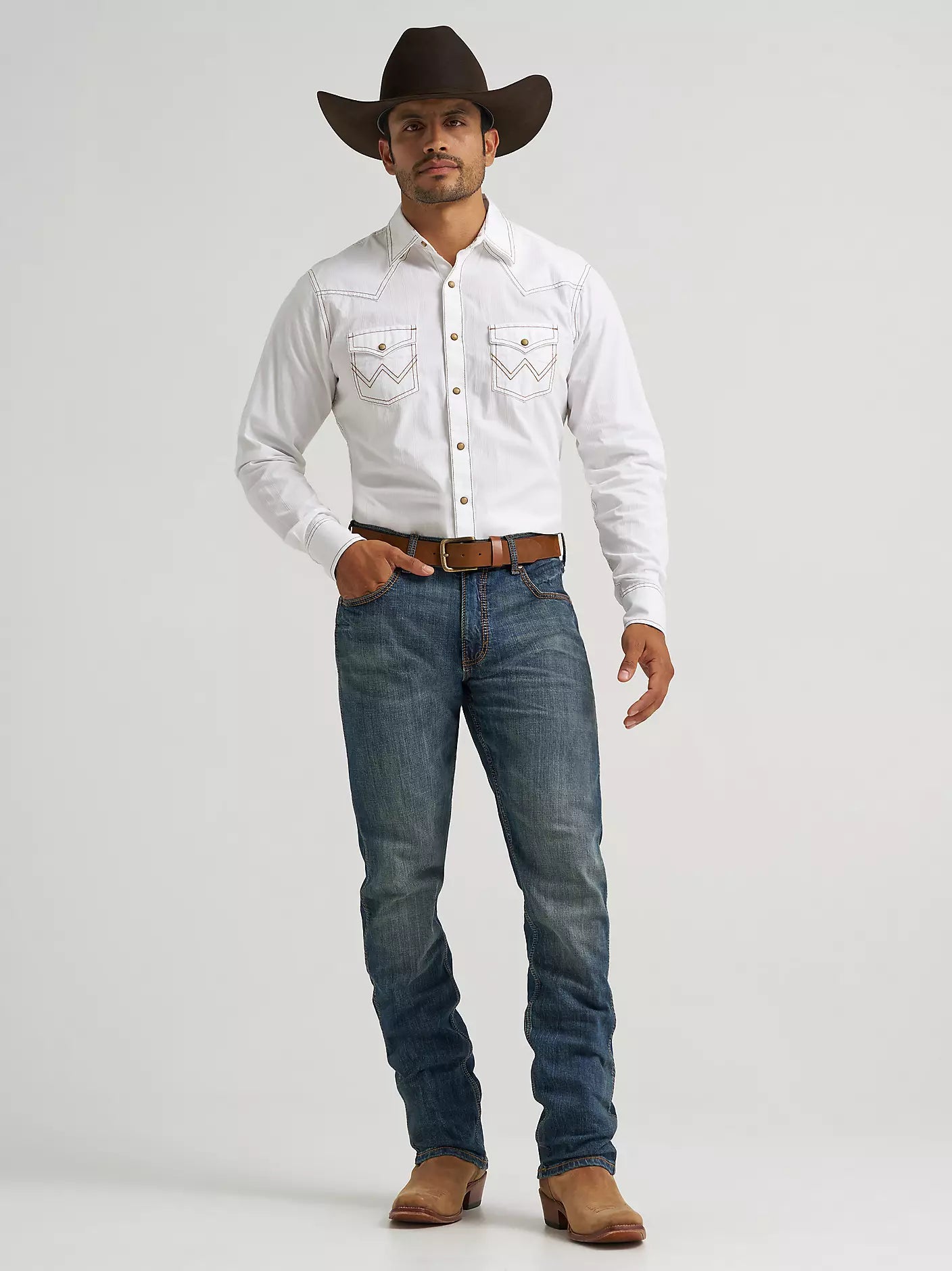 Wrangler Men's Retro Slim Straight Leg Bozeman Jeans WLT88BZ