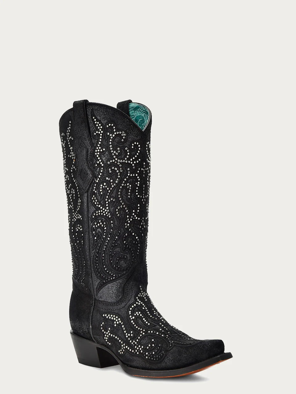 Corral Boot Women's Black Glitter Western Boot C4100 C4