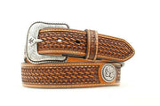 Ariat Men's Basketweave Western Belt.