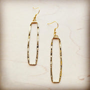 The Jewelry Junkie Golden Rectangle Dangle Earrings 212O