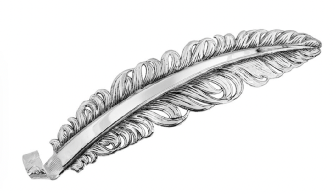 Montana Silversmiths Silver Hat Feather HF4210RTS