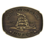 Montana Silversmiths American Gadsden Don't Tread on Me Heritage Attitude Buckle.