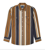 WRANGLER MNS BRUSHPOPPER BRN/BLU STRIPE 2385789.